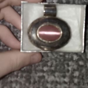 Pink jewelry pendant